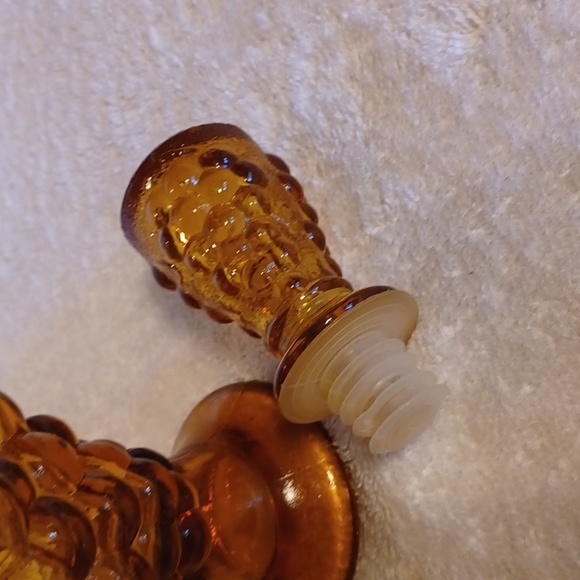 Vintage wine decanter amber carafe vintage bar ware Decanter - Picture 2 of 5